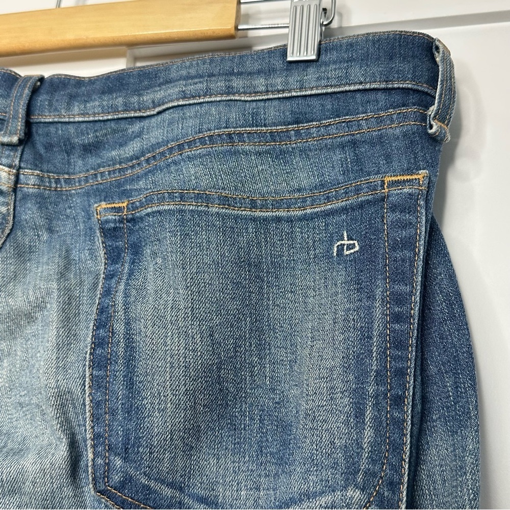Rag & Bone The Dre Boyfriend Golden Wash Jeans 30 10 slim straight low rise - Picture 9 of 16